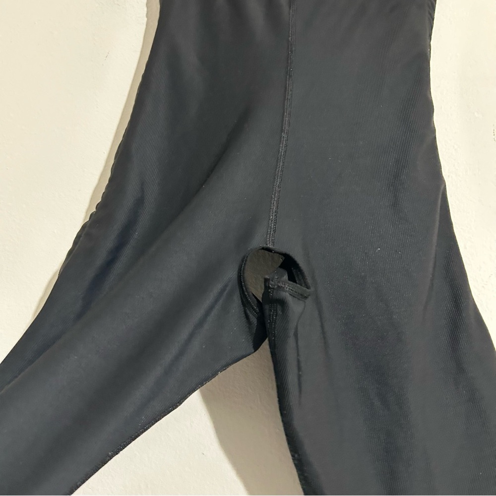 Marena Recovery High-Waist Zipper Girdle Calf Length Black Post Surgical - Picture 2 of 11